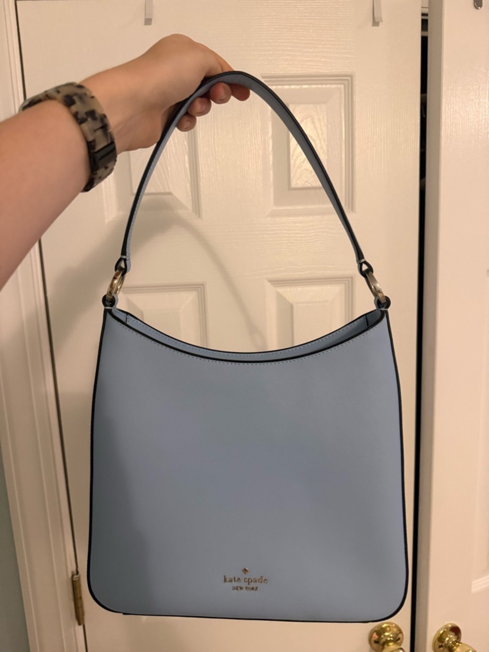 Kate Spade NWOT Powder Blue leather Shoulder Bag